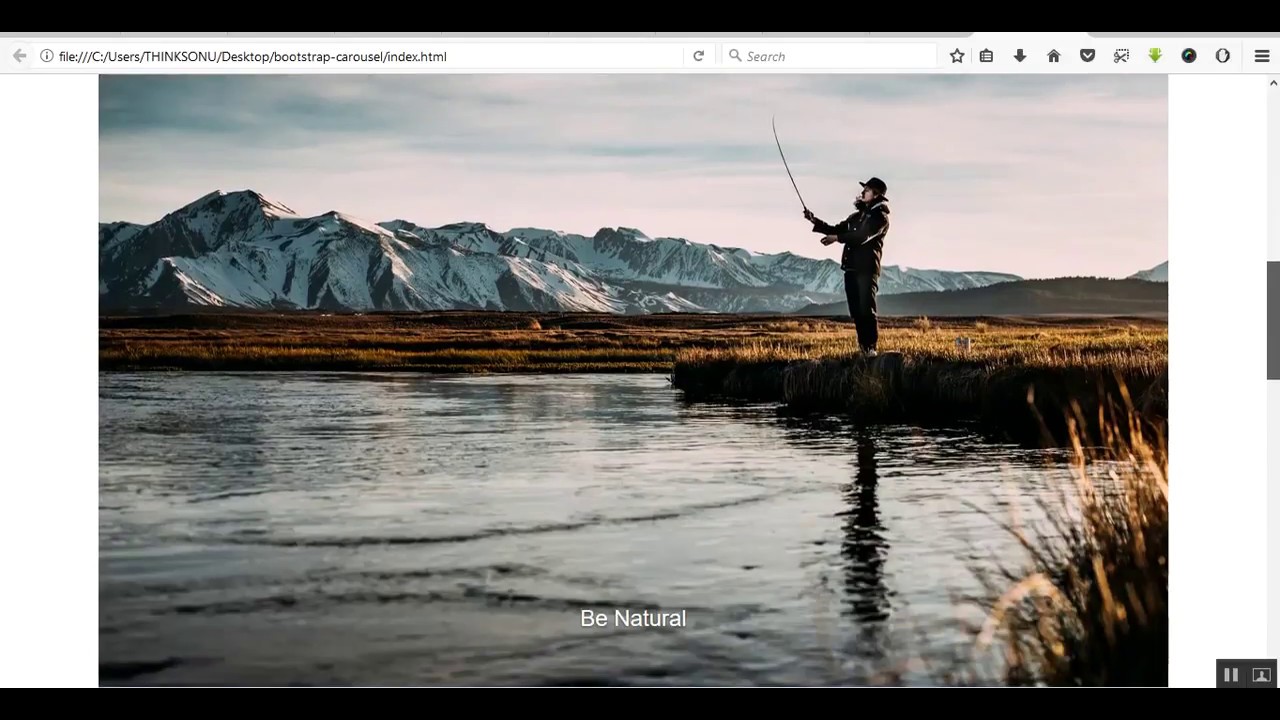 Bootstrap Carousel/slider Example