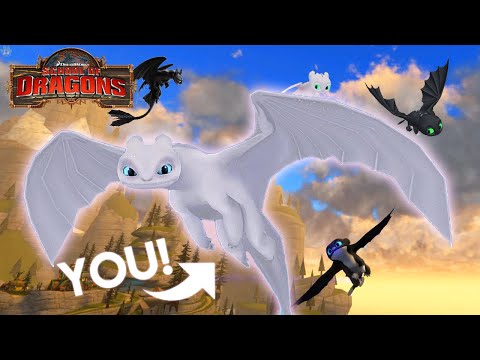 PLAY AS A DRAGON! *NEW FEATURE* Wild Dragon Mode | School of Dragons