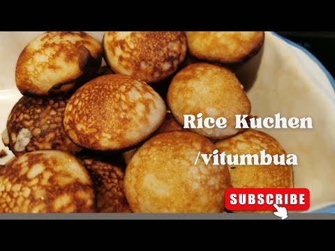 Pfanne Rice Kuchen. #vitumbua #tanzania