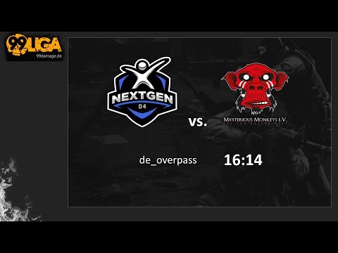 99Liga - Div. 2.2 - Mysterious Monkeys vs. Team NeXtGen - de_overpass