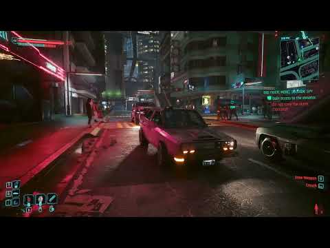 Cyberpunk 2077 v2.1 modded gameplay