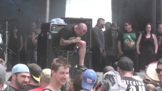 Throwdown : Burn Live @Amnesia Rockfest 2014 - Montebello