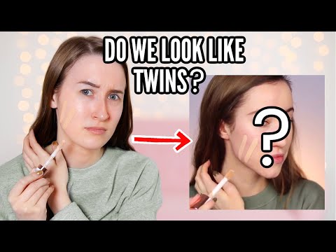 FOLLOWING MY LOOKALIKE'S MAKEUP ROUTINE... *yep, i have another one*