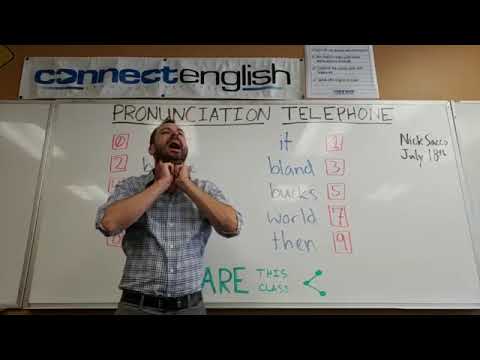 Connect English Pronunciation Telephone, Volume 23 - Mission Valley campus