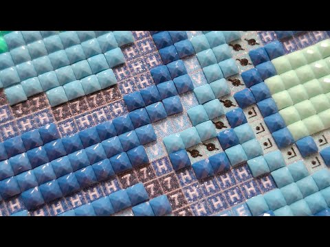 Epic ASMR Diamond Painting Art Compilation - Maximum Satisfying + Relaxing! - No Talking - Real Time