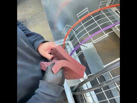 OBO SUR CHANTIER - Le calfeutrement coupe-feu pour chemins de câbles Pyrosit + Pyroplug