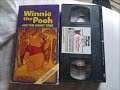 Winnie The Pooh And The Honey Tree 1990 VHS Full Video