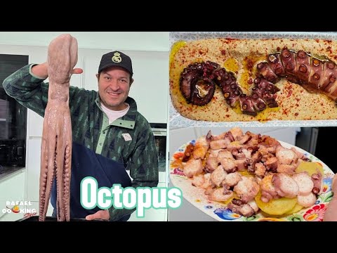 The BEST Baked Octopus Recipe | Spanish Pulpo a la Gallega & Octopus with Hummus