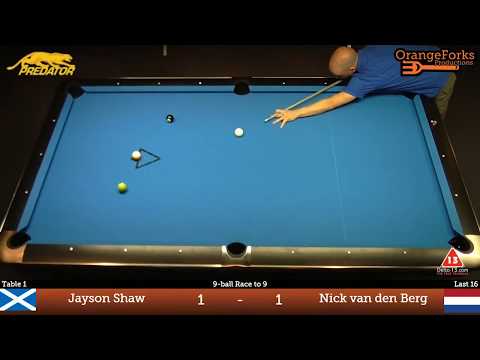 Nick van den Berg Puts His Liquid-Smooth Draw Shot To Work