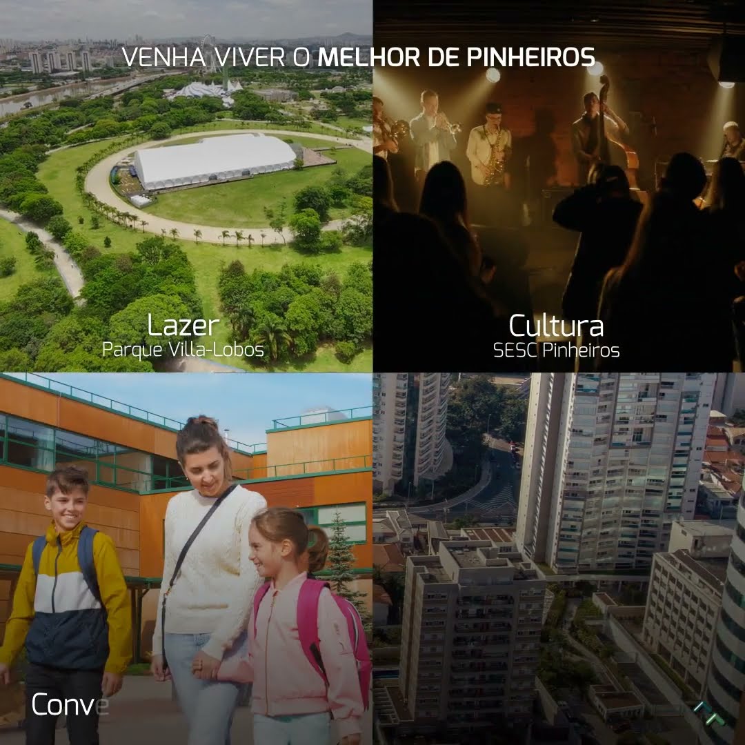 Vista Laura -  Pinheiros - Um HORIZONTE em SP - Apto. 130m²