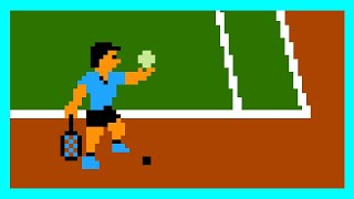 Tennis (Famicom, 1984 / NES, 1985) — Singles Game | Level 5 — Old Video 🎾🕹️📼