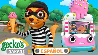 Gecko y el ladrón de helados 🍨 | 🐸 Garaje de Gecko | Carros para niños | Vídeos educativos