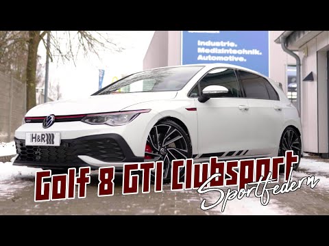 VW Golf 8 GTI Clubsport - Sportfedern ≡ H&R