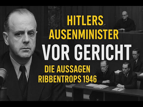 29.03.1946: Die Aussage von Joachim von Ribbentrop – Aufstieg, Paktpolitik und Kreuzverhör“ Teil 2