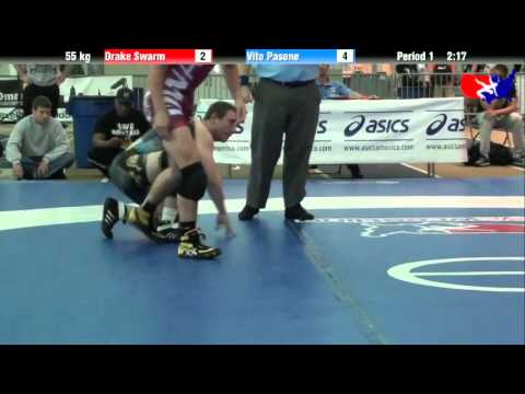Drake Swarm vs. Vito Pasone at 2013 ASICS University Nationals - FS