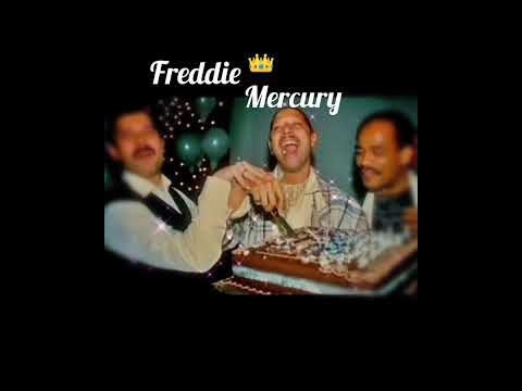 Freddie Mercury with Peter Straker. Peter Straker's Birthday, 1986