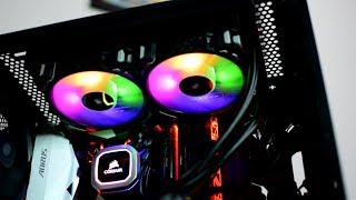 Video thumbnail for Corsair H100i RGB Platinum CPU Cooler - Premium by TECHMATRIX