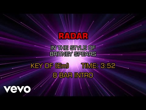 Britney Spears - Radar (Karaoke)