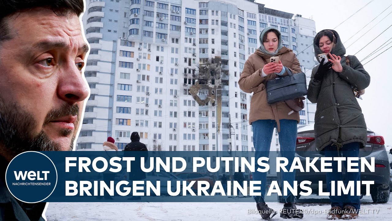 UKRAINE-KRIEG – Selenskyj fordert Hilfe: „Dringend mehr Flugabwehr!“ - Kampf gegen Putin und Frost