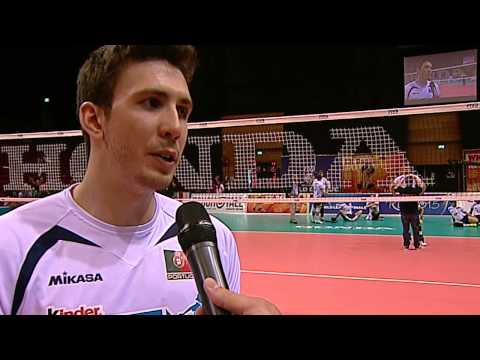 Alex Ferreira flash interview after The Netherlands-Portugal (World League 2015)