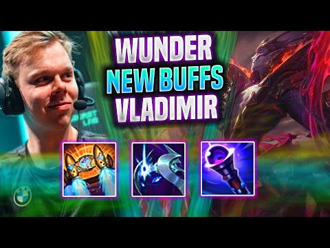 WUNDER IS INSANE WITH VLADIMIR NEW BUFFS! - FNC Wunder Plays Vladimir Top vs Riven! | Season 2022