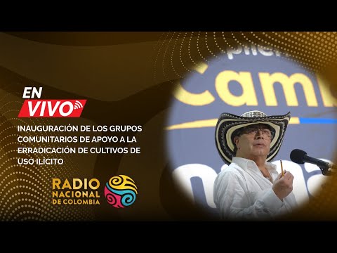 Inauguración de los grupos comunitarios de apoyo a la erradicación de cultivos de uso ilícito