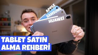 TABLET SATIN ALMA REHBERİ: iPad A16, Tab S10FE ve MatePad 11.5 kıyaslaması