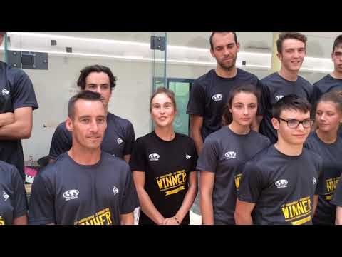 Squash Camp in Palencia with Paul Coll and Nele Gillis