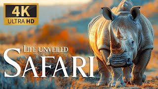 Life Unveiled Safari 4K 🐾 Discovery Savanna Symphony Africa's Grasslands with Relaxing Piano Music