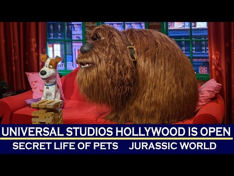 Universal Studios is OPEN with Secret Life Pets and Jurassic World - Full Ride Throughs