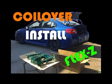 Installing Tein Flex Z Coilovers on 2019 Subaru WRX