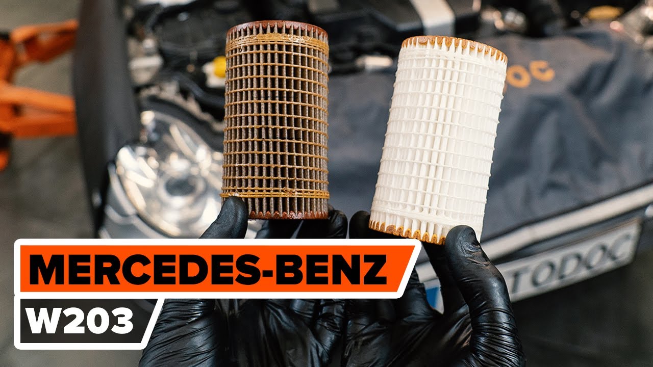 Byta motorolja och filter på Mercedes W203 V6 – utbytesguide