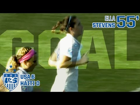 U-20 WNT vs. Haiti: Ella Stevens Goal - Dec.9, 2015