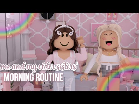 Me and my Older Sister’s MORNING ROUTINE! || Bloxburg Roleplay
