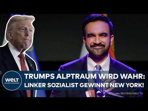 NEW YORK: Paukenschlag in den USA! Linker Demokrat Zohran Mamdani gewinnt die Bürgermeisterwahl!