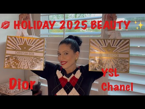LUXURY HOLIDAY MAKEUP 2025 💄 | Dior Beauty + Gold Welcome Gift, Chanel & YSL Limited Editions!