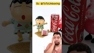 Download lagu PEPPA pig gangguin shinchan!!? #funny #comedy #toys #shorts mp3