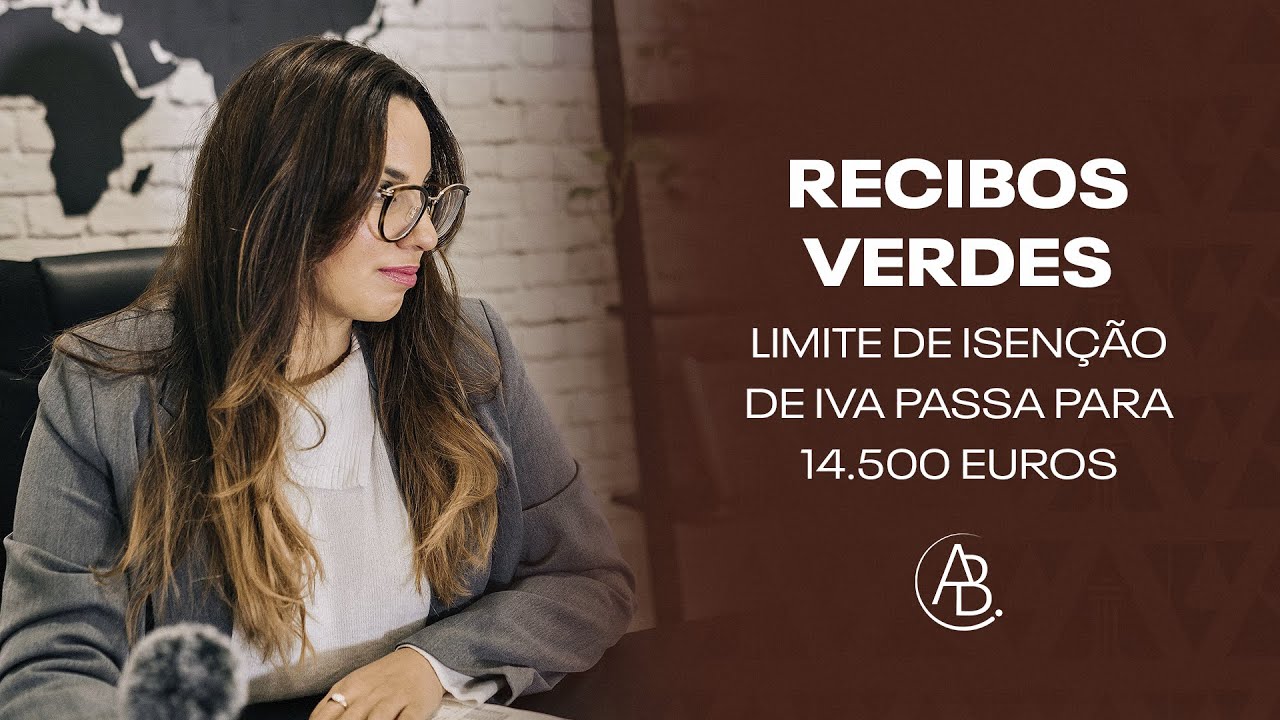 Recibos Verdes: limite de isenção de IVA passa para 14.500 euros