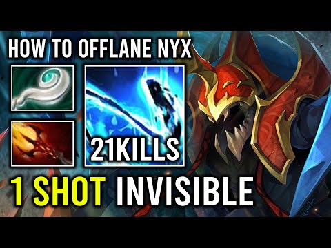 How to Invisible Surprise 1 Shot Combo with First Item Dagon 100% Max Magic Nyx Assassin Dota 2