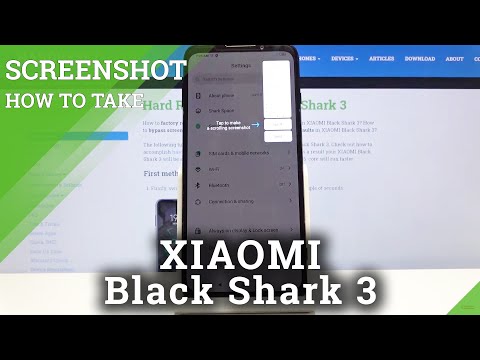 How to Make Screenshot in XIAOMI Black Shark 3 – Capture Screen