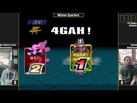 The Void Monthly #1:  - Winner Quarters: Mr. Watch & Learn vs. Switch