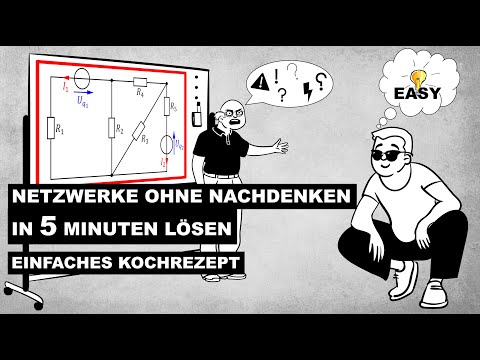 NETZWERKE EINFACH BERECHNEN! (Übungsaufgabe 4 Maschenstromverfahren)