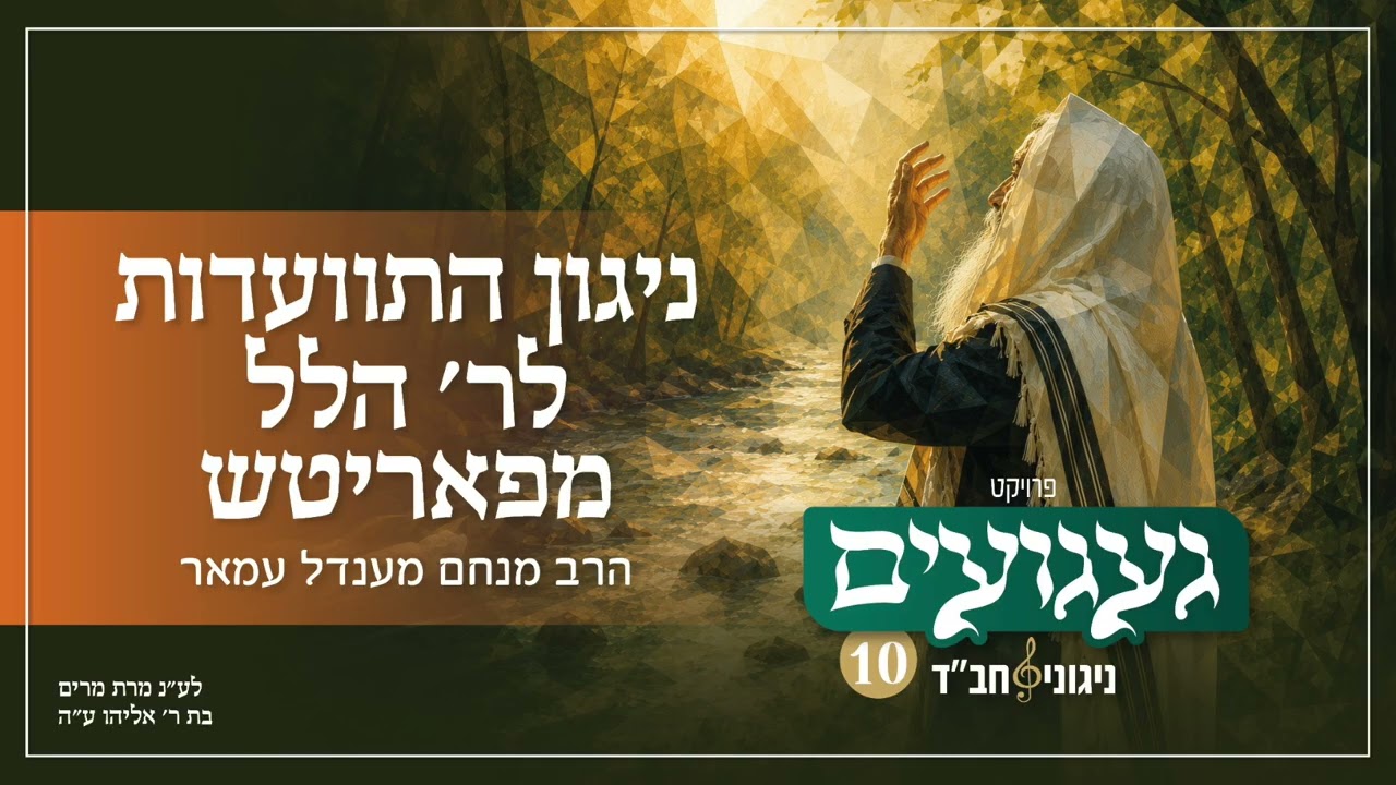 ניגון התוועדות לר׳ הלל מפאריטש | הרב מנחם מענדל עמאר | געגועים 10