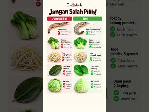 Jangan Salah Pilih, Cek Tanda Kesegaran 5 Bahan Ini Sebelum Membeli #ibudanayah