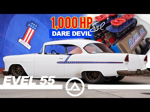 Thumbnail for 712 ci All Motor '55 Chevy Making Over 1000 hp! Evel Knievel Would Be Proud by TOM'S, video, Car, vide