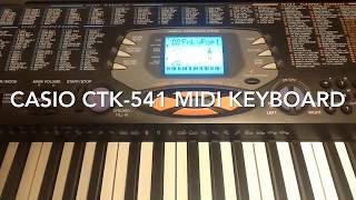 Video thumbnail for Casio CTK-541 Midi Music Keyboard - 61 Key Piano - 1990’s by MR. SILVARADO