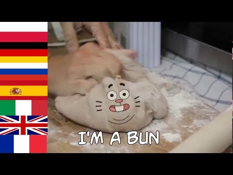 I'm a bun in different languages | Amazing world of Gumball