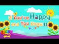 If You Re Happy And You Know It Nursery Rhymes Animation Kids Song With Lyrics Babies Toddlers
