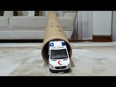 Berat Arabaları Tünelden Kaydırdı. Eğlenceli Çocuk Videosu