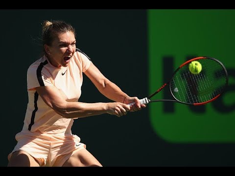 2018 Miami Second Round | Simona Halep vs. Océane Dodin | WTA Highlights